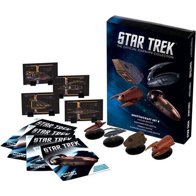 Eaglemoss Publications Ltd. Star Trek Raumschiff Druckguss Mini Repliken Shuttle Set 8