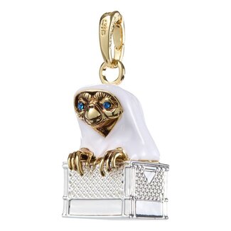 Noble Collection E.T. the Extra-Terrestrial Bracelet Charm Lumos E.T. In the Basket (gold & silver plated)