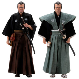 Infinity Statue Sieben Samurai Toshiro Mifune Ronin & Samurai 1/6 Actionfigur Deluxe Doppelpack