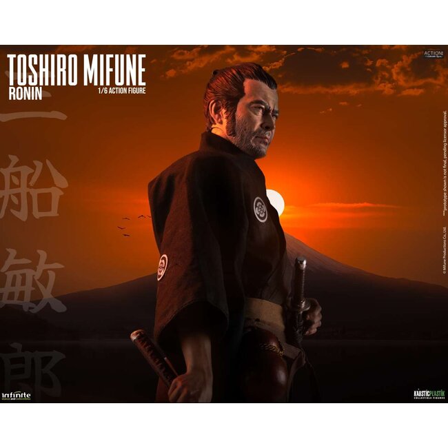Sieben Samurai Toshiro Mifune Ronin & Samurai 1/6 Actionfigur Deluxe Doppelpack