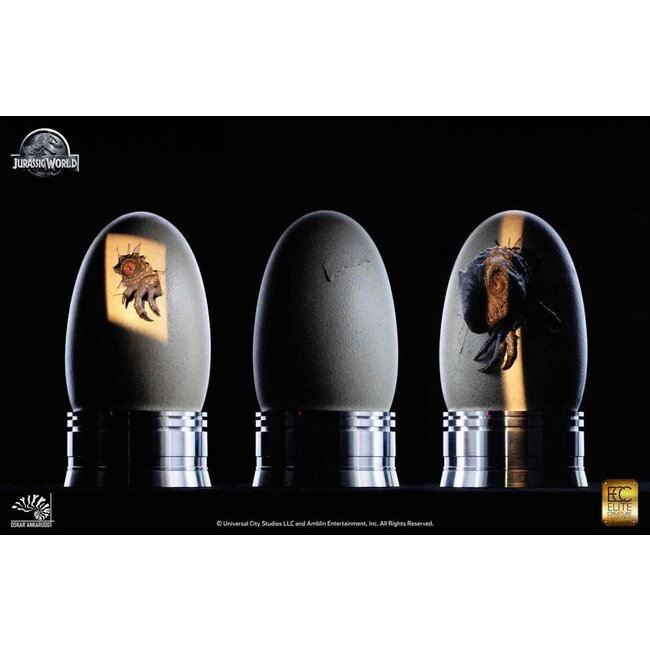 Jurassic World Set of 3 Statues 1/2 Hatching Indominus Rex 13 cm