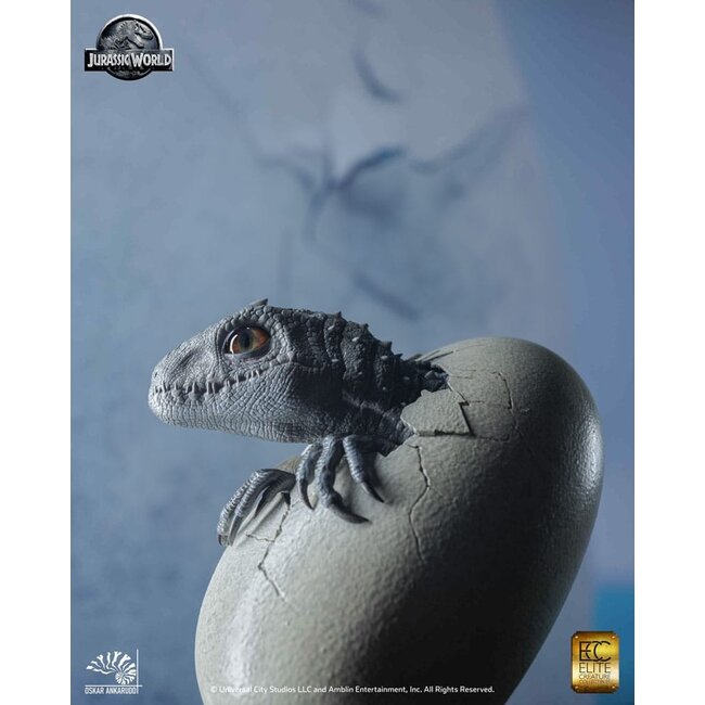 Jurassic World Set of 3 Statues 1/2 Hatching Indominus Rex 13 cm