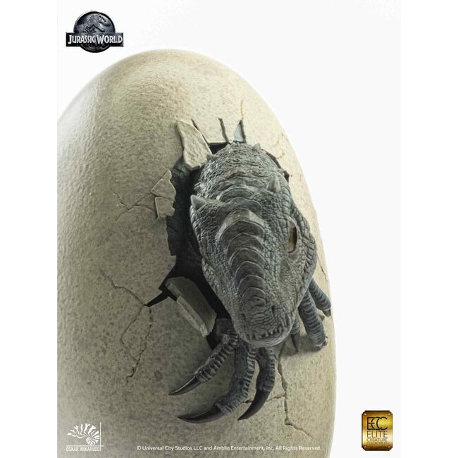 Jurassic World Set of 3 Statues 1/2 Hatching Indominus Rex 13 cm