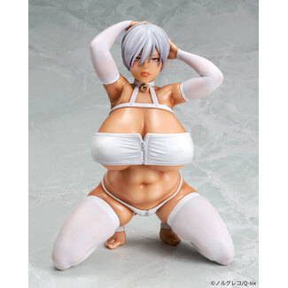 Q-Six Original Charakter Statue 1/5 Hiiragi Yuka Braune Haut ver. 18 cm