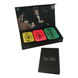 Factory Entertainment James Bond Replik 1/1 Dr. No Casino Plaketten Limitierte Auflage