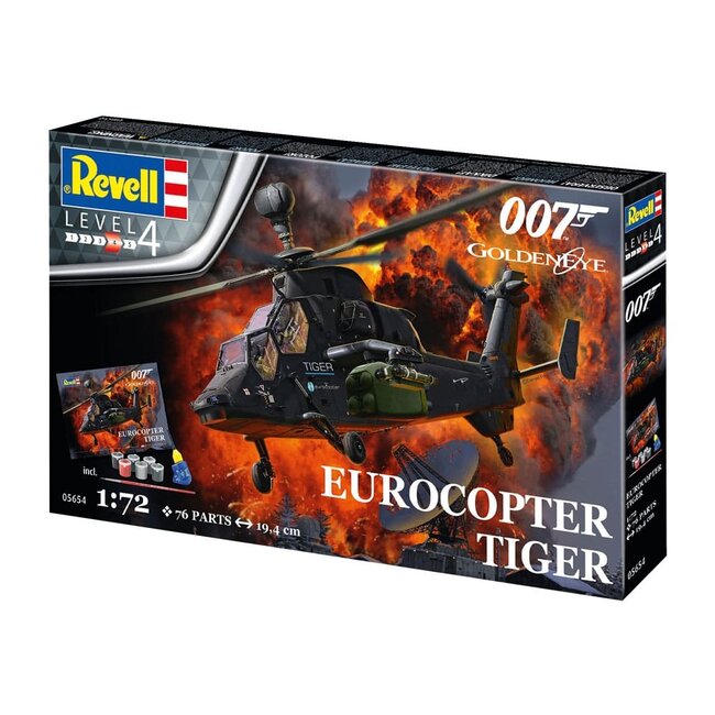James Bond Modellbausatz-Geschenkset 1/72 Eurocopter Tiger (GoldenEye)