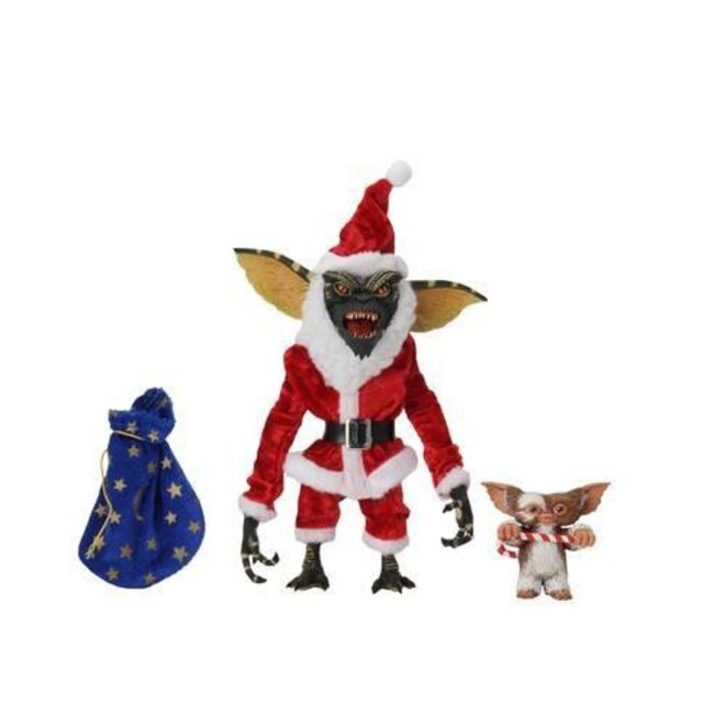 Gremlins Actionfiguren Doppelpack Santa Stripe & Gizmo 18 cm
