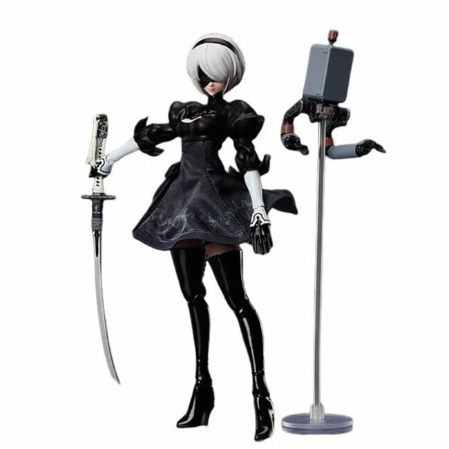 Aniplex NieR: Automata Ver1.1a BUZZmod Actionfigur 1/12 2B 14 cm