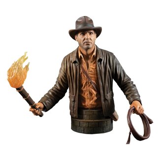 Gentle Giant Indiana Jones: Raiders of the Lost Ark Bust 1/6 Indiana Jones Variant SDCC 2023 Exclusive 15 cm