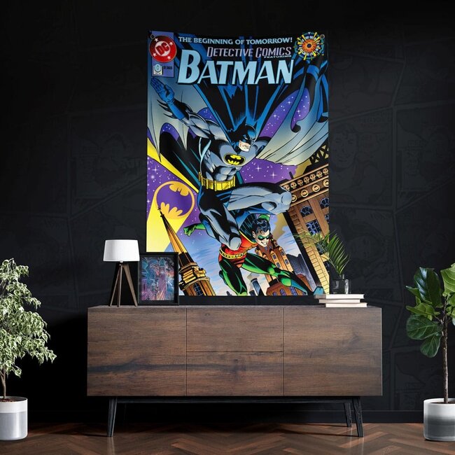 DC Comics Wandbanner Batman 85. Jahrestag 125 x 85 cm