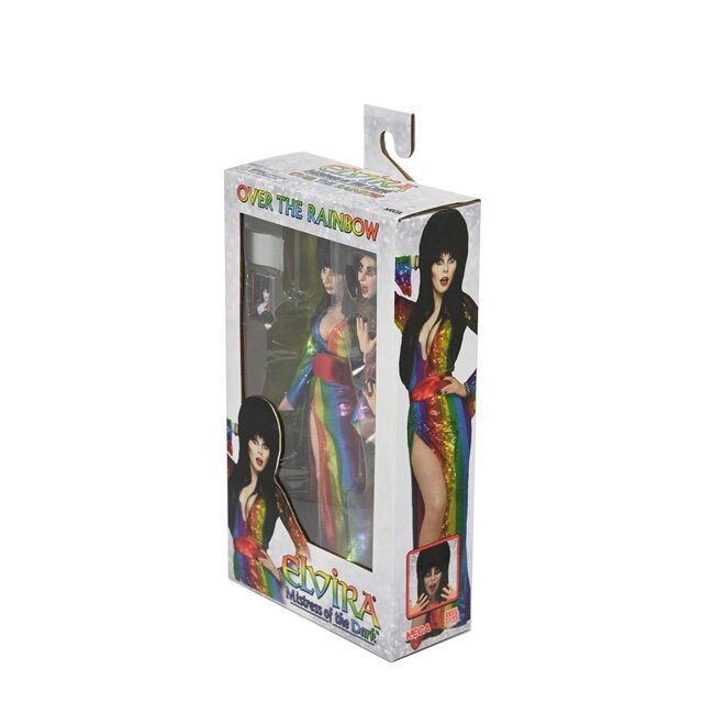 Elvira, Mistress of the Dark Clothed Action Figure Over the Rainbow Elvira 20 cm