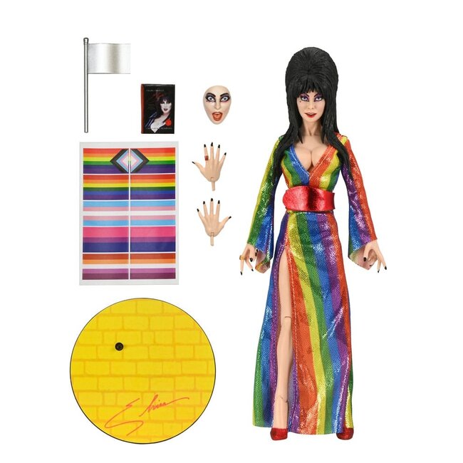 Elvira, Mistress of the Dark Clothed Action Figure Over the Rainbow Elvira 20 cm