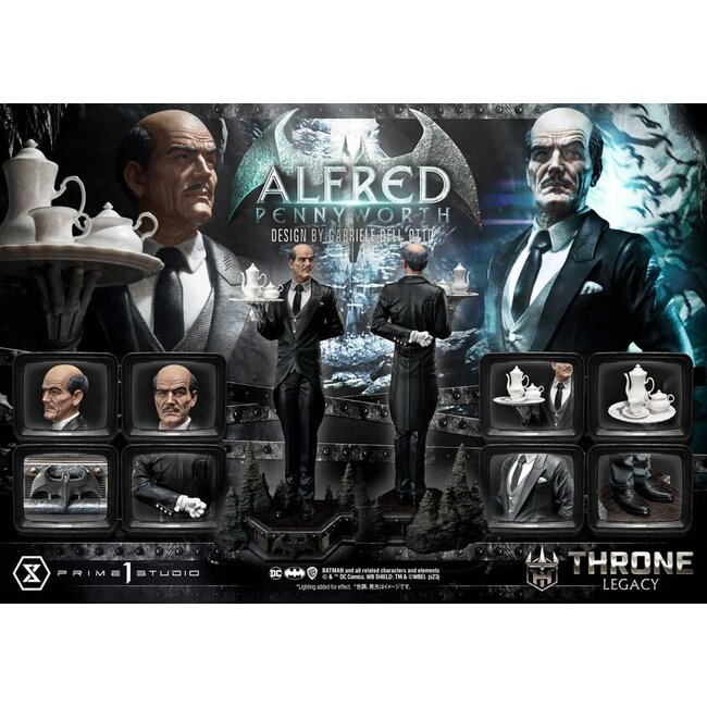 DC Comics Throne Legacy Series Statue Alfred Pennyworth (Batman Comics) Bonus Version 57 cm