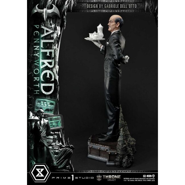 DC Comics Throne Legacy Series Statue Alfred Pennyworth (Batman Comics) Bonus Version 57 cm