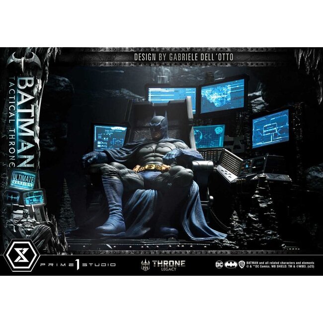 DC Comics Throne Legacy Collection Statue 1/3 Batman Tactical Throne Ultimate Version 57 cm