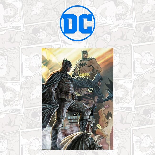 DC Comics Kunstdruck Batman 85. Jubiläum Limitierte Auflage 42 x 30 cm
