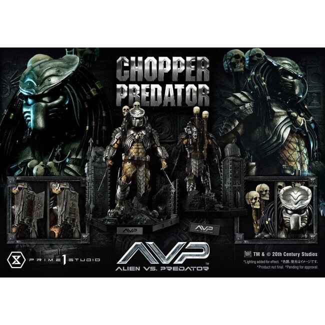 The Alien vs. Predator Museum Masterline Series Statue 1/3 Chopper Predator 103 cm