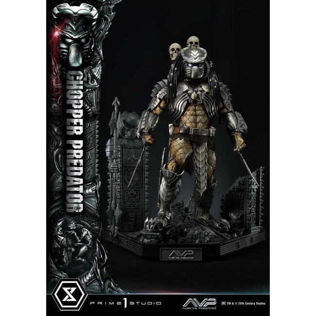 The Alien vs. Predator Museum Masterline Series Statue 1/3 Chopper Predator 103 cm