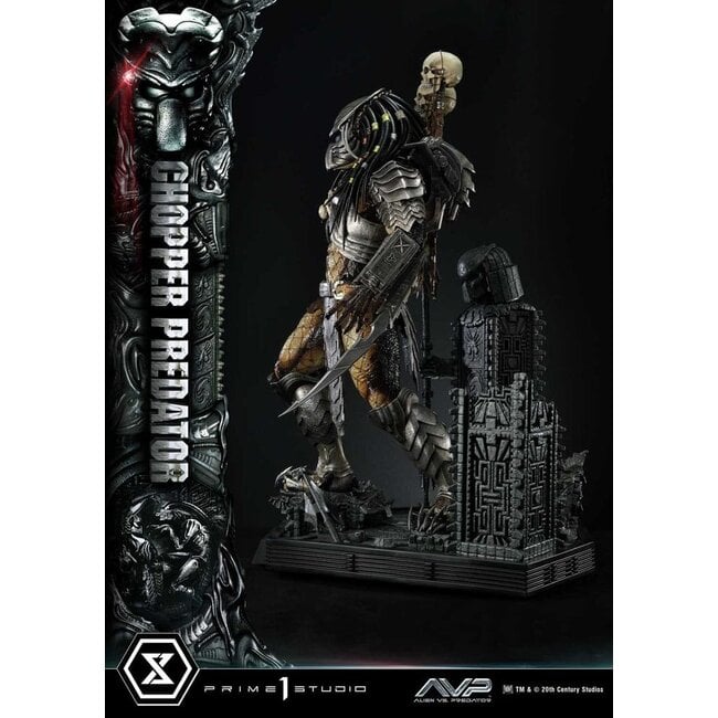 The Alien vs. Predator Museum Masterline Series Statue 1/3 Chopper Predator 103 cm