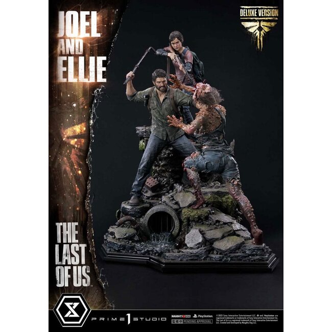 Prime 1 Studio The Last of Us Part I Ultimate Premium Masterline Series Statue Joel & Ellie Deluxe Version (The Last of Us Part I) 73 cm