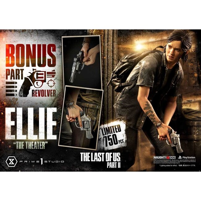 The Last of Us Part II Ultimate Premium Masterline Series Statue 1/4 Ellie "The Theater" Bonus Version 58 cm