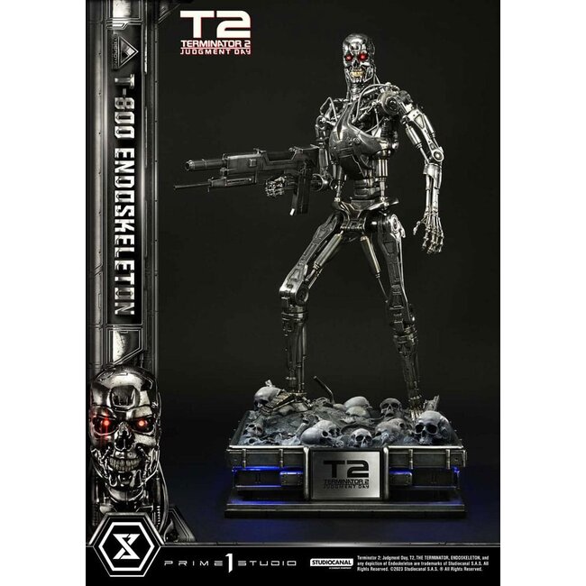 Prime 1 Studio Terminator 2 Museum Masterline Series Statue 1/3 Judgment Day T800 Endoskeleton 74 cm