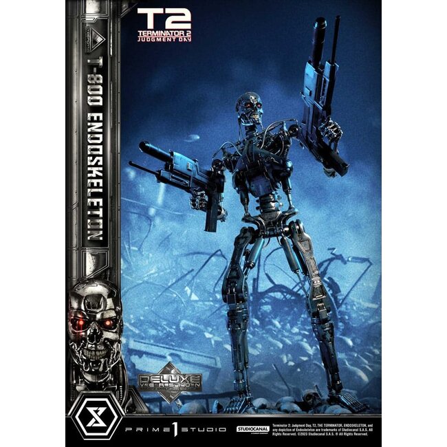 Terminator 2 Museum Masterline Series Statue 1/3 Judgment Day T800 Endoskeleton Deluxe Version 74 cm