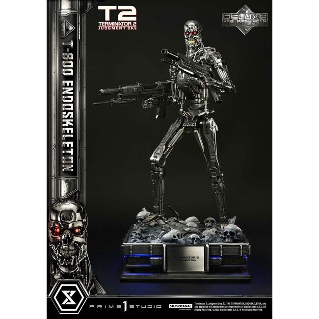 Prime 1 Studio Terminator 2 Museum Masterline Series Statue 1/3 Judgment Day T800 Endoskeleton Deluxe Bonus Version 74 cm