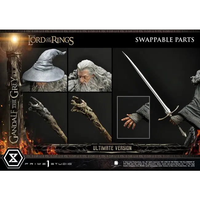 Lord of the Rings Statue 1/4 Gandalf the Grey Ultimate Version 81 cm