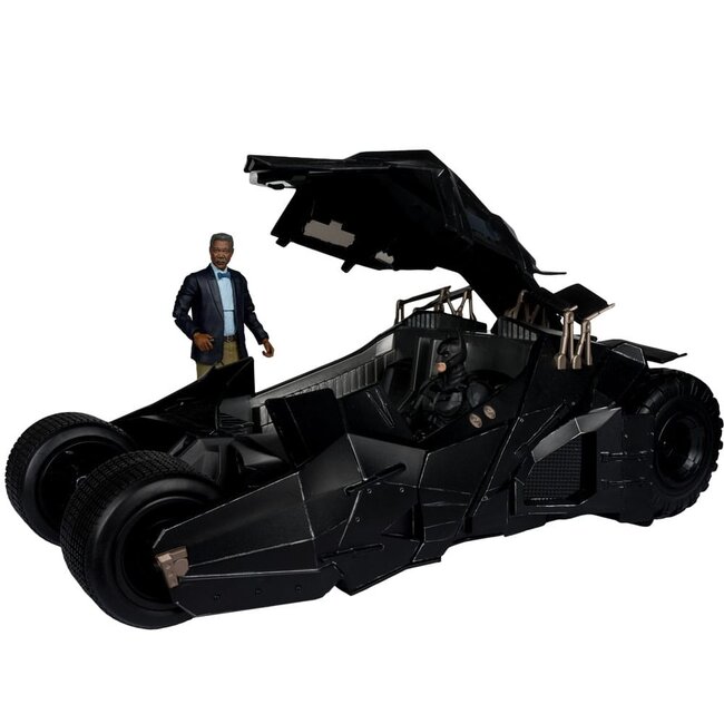 DC Multiverse Vehicle Tumbler with Lucuis Fox (The Dark Knight) (Gold Label) 46 cm