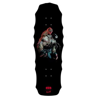Welcome Batman Skateboard Deck - Bane and Scarecrow Black Dips on Widow Shape