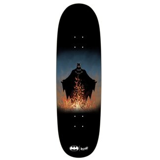 Welcome Batman Skateboard Deck - Bat Flames Black Boline 2.0