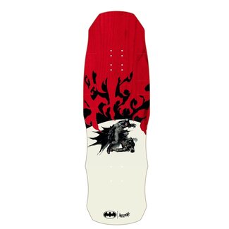 Welcome Batman Skateboard Deck - Talons Red Stain Dark Lord