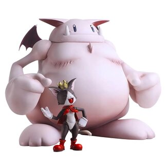 Square-Enix Final Fantasy VII Bring Arts Action Figure Set Cait Sith & Fat Moogle