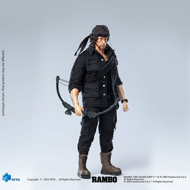 First Blood II Exquisite Super Series  Action Figure 1/12 First Blood II John Rambo 16 cm