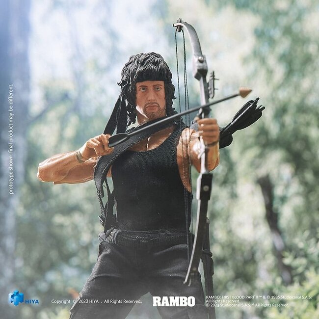 First Blood II Exquisite Super Series  Action Figure 1/12 First Blood II John Rambo 16 cm