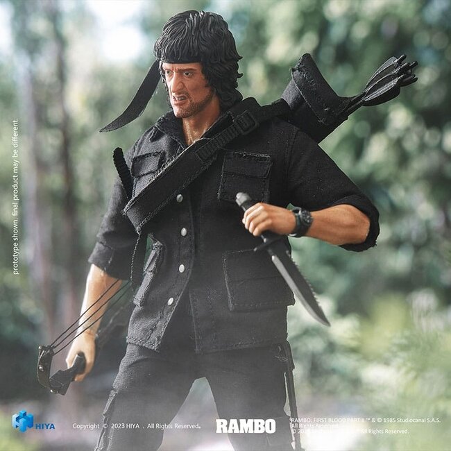 First Blood II Exquisite Super Series  Action Figure 1/12 First Blood II John Rambo 16 cm