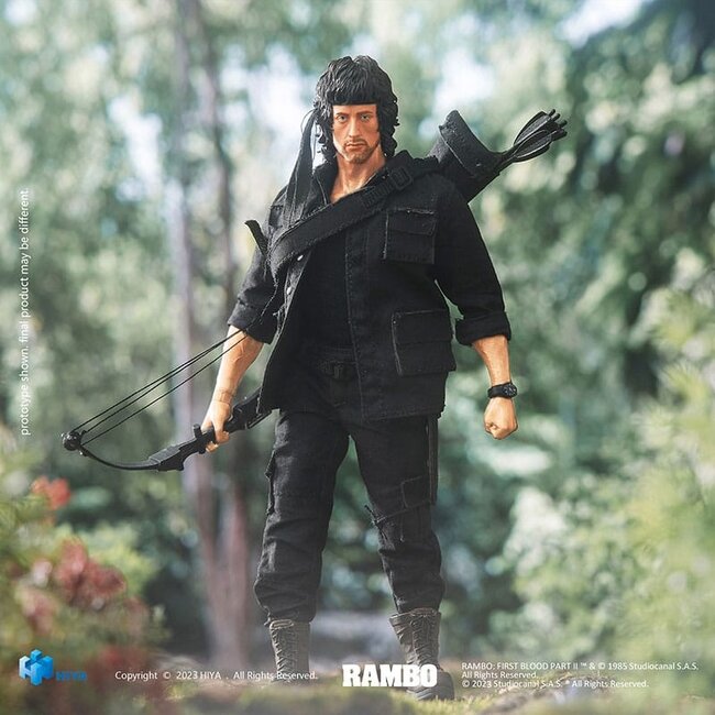 First Blood II Exquisite Super Series  Action Figure 1/12 First Blood II John Rambo 16 cm