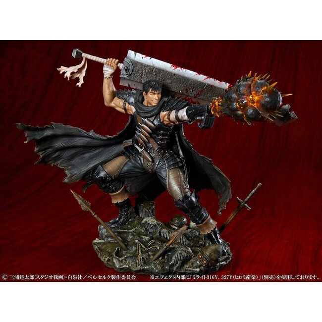 Berserk PVC Statue 1/7 Guts Black Swordsman Ver. 26 cm