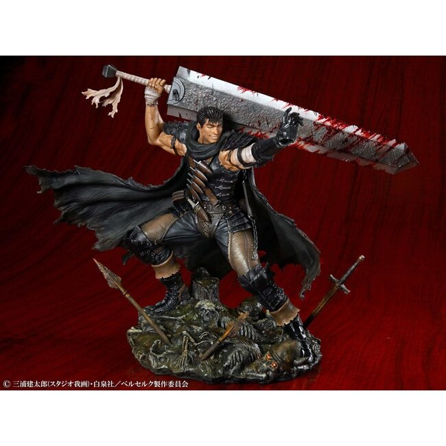 Berserk PVC Statue 1/7 Guts Black Swordsman Ver. 26 cm