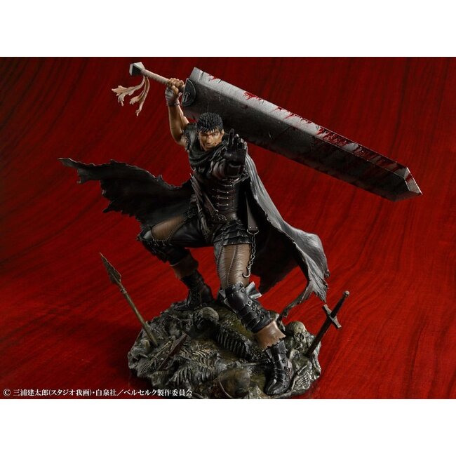 Berserk PVC Statue 1/7 Guts Black Swordsman Ver. 26 cm