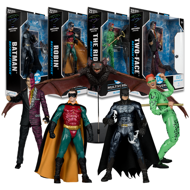DC Build A Megafig Actionfigur Batman Forever Komplettset (4)