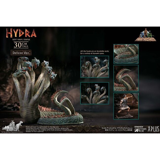 Jason und die Argonauten Soft Vinyl Statue Hydra Deluxe Version 30 cm