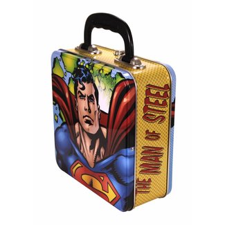 DC Direct Superman Square Tin Lunch Box