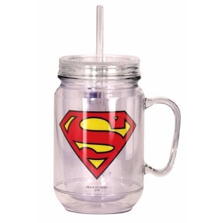 Superman Mason Jar