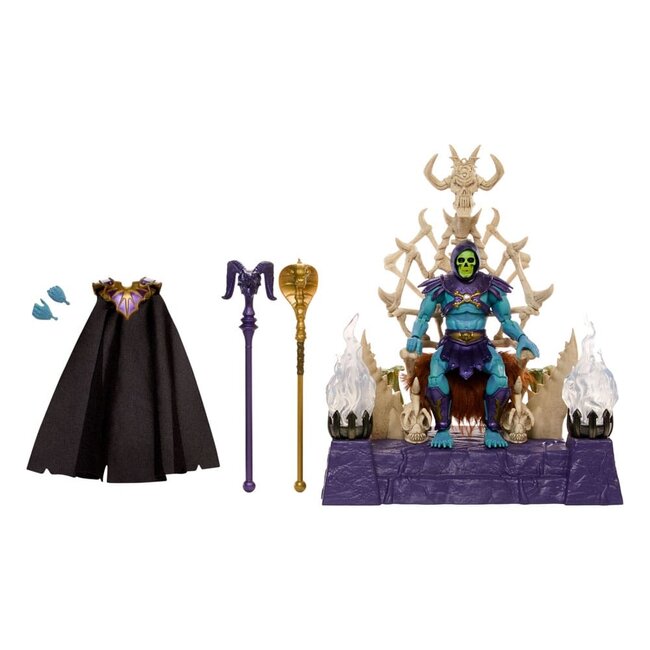 Masters of the Universe: New Eternia Masterverse Action Figure Skeletor & Throne 18 cm