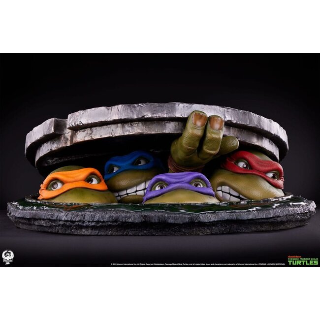 Teenage Mutant Ninja Turtles Diorama Statue 1:1 Underground 100 cm