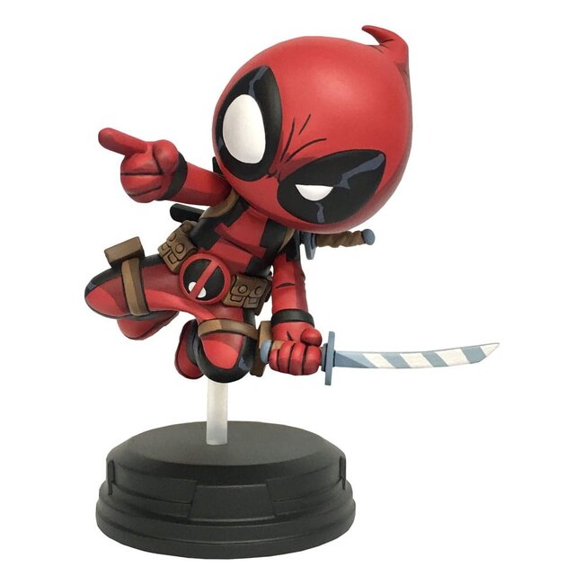 Gentle Giant Marvel Animated Statue Deadpool (Springend) 18 cm