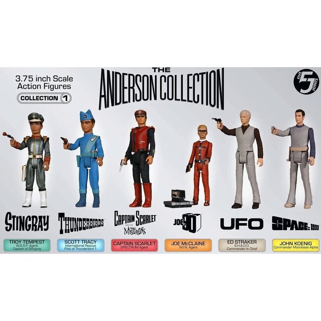 The Anderson Collection Retro Actionfiguren Wave 1 10 cm Sortiment (6)