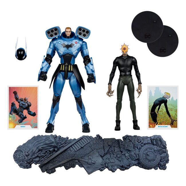 DC Multiverse Actionfiguren Doppelpack Rookie & Mr. Bloom (Batman: Endgame) (Gold Label) (SDCC) 18 cm
